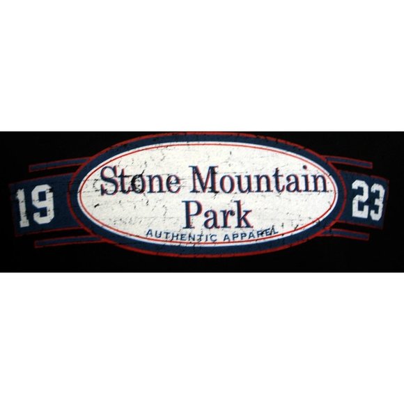 Ga Georgia Stone Mountain Park Authentic Sweatshirt Men 2XL Hoodie Spectra Black - Picture 6 of 11